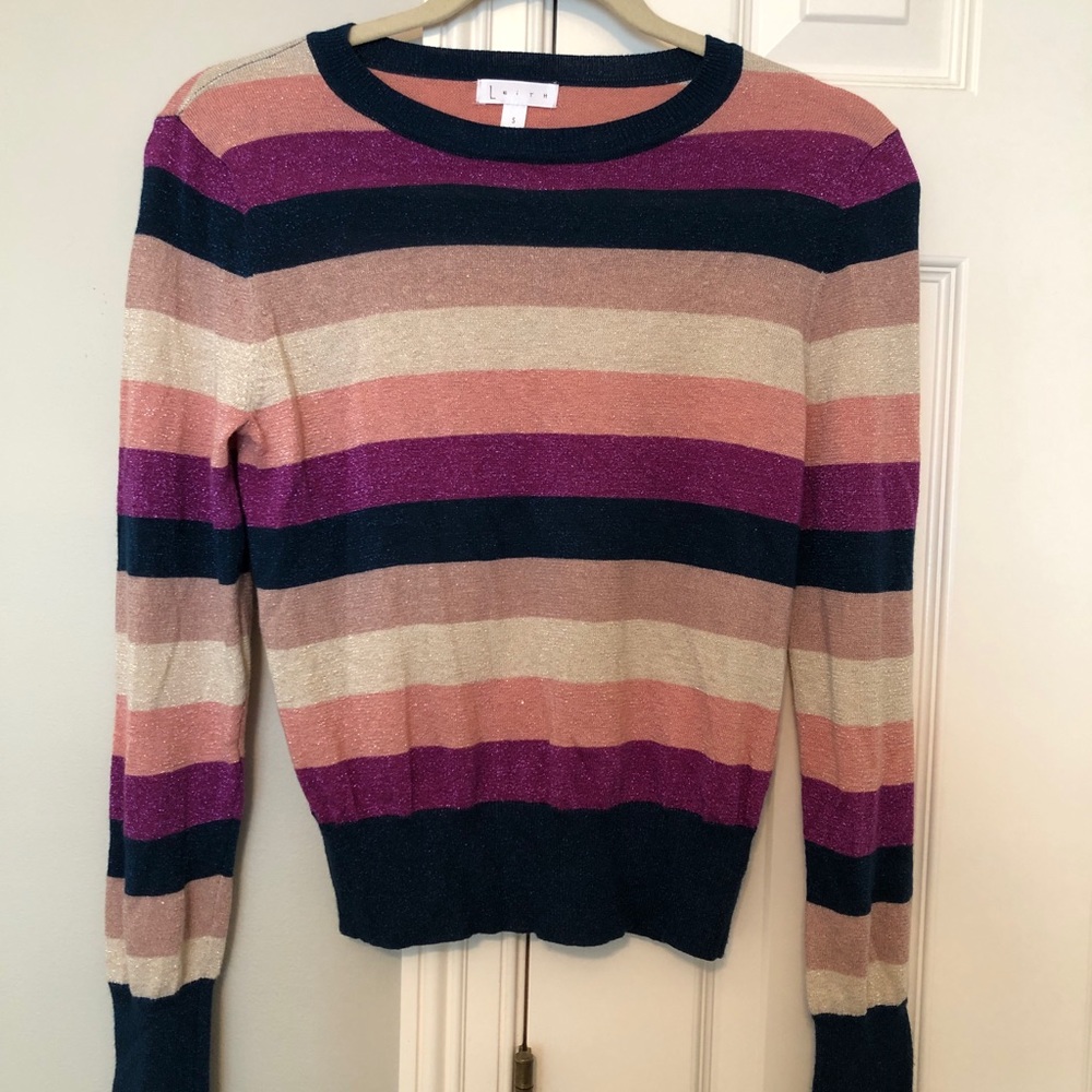 Leith long Sleeved Stripped Top